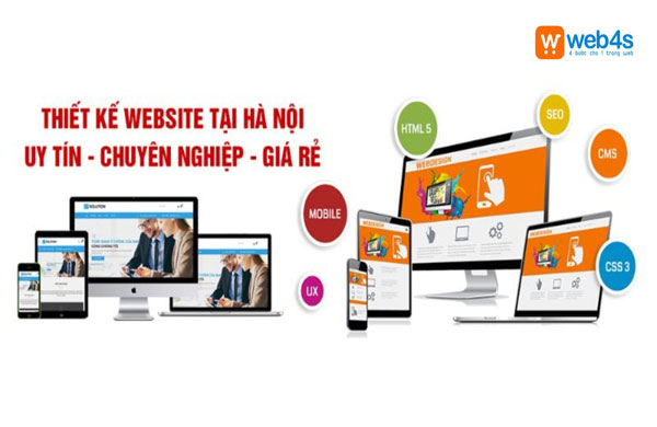 dịch vụ thiết kế website tại web4s